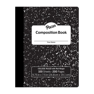 Foto 1 | Foto 1 | Libro De Composición Pacon Blanco 24,9 X 19,1 X 0,3 Cm, 100 Hojas - Venta Internacional.