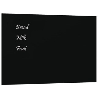 Foto 1 | Foto 1 | Pizarra Magnética De Pared Vidaxl De Vidrio Templado Negro - Venta Internacional.