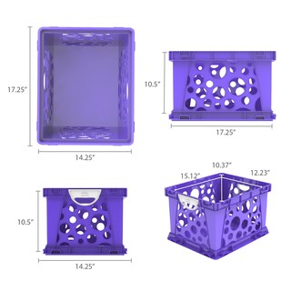Foto 5 | Foto 5 | File Crate Storex Premium Letter, Documento Legal, Morado, Paquete De 3 - Venta Internacional.
