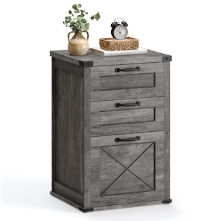 Foto 1 | Foto 1 | Archivador Vasagle Con Soporte Para Impresora De 3 Cajones, Gris - Venta Internacional.