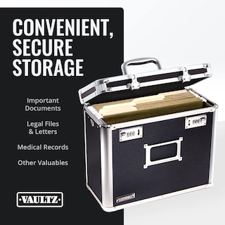 Foto 3 | Foto 3 | Caja Organizadora De Archivos, Tamaño Carta, Tamaño Carta, Con Candado, Negra - Venta Internacional.