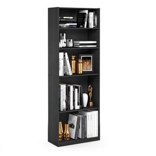 Foto 5 | Foto 5 | Librería Furinno Jaya Simply Home Con 5 Estantes Y 5 Niveles, Negra - Venta Internacional.
