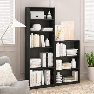 Foto 7 | Foto 7 | Librería Furinno Jaya Simply Home Con 5 Estantes Y 5 Niveles, Negra - Venta Internacional.