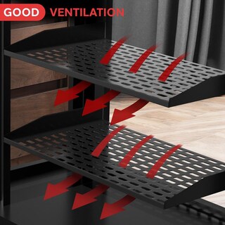 Foto 5 | Foto 5 | Estantería Para Servidores Pyle Plrstn14ux2, 1 U, Ventilada, 19 Pulgadas, Negra - Venta Internacional.