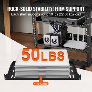 Foto 3 | Foto 3 | Estante Para Servidores Vevor 1u, Universal, Ventilado, 10 Cm, 50 Kg, 19 Pulgadas - Venta Internacional.