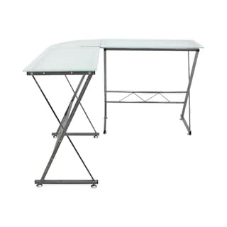 Foto 1 | Foto 1 | Escritorio Mundo In 909ge Cristal Esmerilado en L