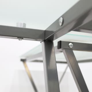 Foto 6 | Foto 6 | Escritorio Mundo In 909ge Cristal Esmerilado en L