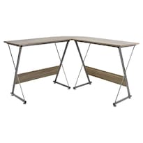 Escritorio Mundo In 909m Roble Forma De L