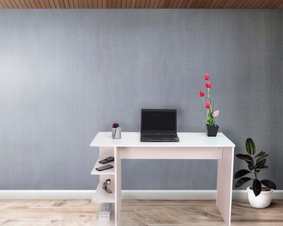 Foto 8 | Foto 8 | Escritorio ESC-LIBRERO Genérico color Blanco con Librero Moderno para Casa u Oficina