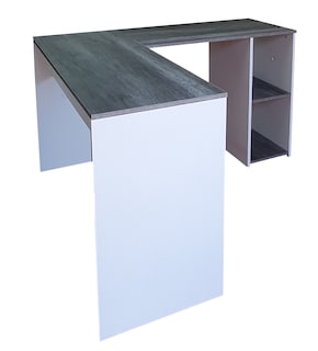 Foto 1 | Foto 1 | Escritorio en L ESCL-PLUS color Gris Moderno Elegante para Casa y Oficina