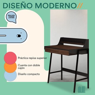 Foto 4 | Foto 5 | Escritorio Mubson Dagon color Café