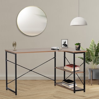 Foto 3 | Foto 3 | Escritorio con Repisa Inferior Magma Life color Marrón