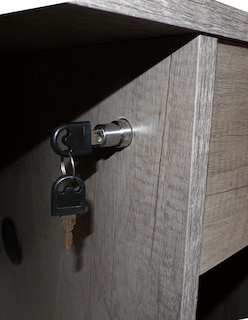 Foto 3 | Foto 3 | Escritorio ESC-101-LO Gris Modelo Ejecutivo con Cajón y Llave