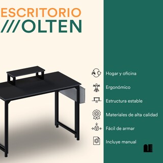 Foto 2 | Foto 2 | Escritorio Minimalista Mubson. Mesa De Trabajo Olten