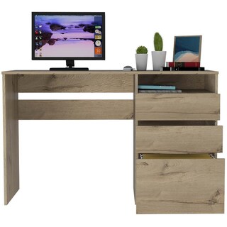 Foto 4 | Foto 4 | Escritorio Venus, Café Claro, Con Dos Cajones Virtual Muebles