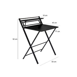 Foto 2 | Foto 2 | Escritorio Plegable Ilios Innova Minimalista Negro