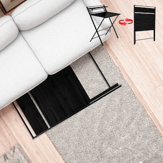 Foto 7 | Foto 7 | Escritorio Plegable Ilios Innova Minimalista Negro