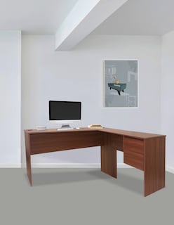 Foto 7 | Foto 7 | Escritorio En L Con Cajón Y Pasacables Minimalista