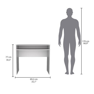 Foto 6 | Foto 6 | Escritorio Estelar, Blanco Virtual Muebles