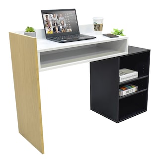 Foto 1 | Foto 1 | Escritorio Top Living Desk-20 Café Negro Y Blanco