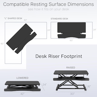 Foto 6 | Foto 6 | Convertidor De Escritorio Vivo Serie K Desk-v042kw 42 Pulgadas Blanco - Venta Internacional.
