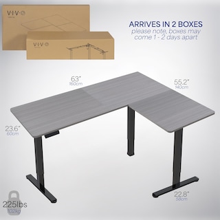 Foto 6 | Foto 6 | Escritorio De Pie Vivo Desk-e3ctg De Esquina Eléctrico En Forma De L 160x1 - Venta Internacional.