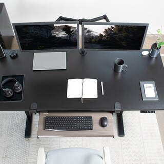 Foto 2 | Foto 2 | Bandeja Para Teclado Vivo Mount-kb05gy Con Abrazadera Para Debajo Del Escritorio, Gris - Venta Internacional.