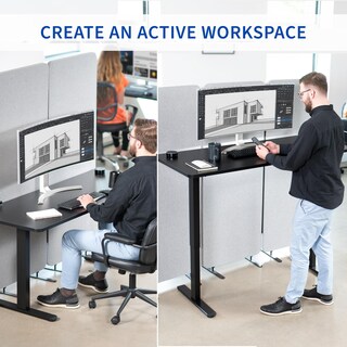 Foto 6 | Foto 6 | Estación De Trabajo Eléctrica Con Estructura De Escritorio Vertical Vivo Desk-v100eb - Venta Internacional.