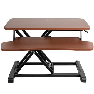 Foto 1 | Foto 1 | Convertidor De Escritorio Vivo Serie K Desk-v026ka 66x40 Cm Nogal Oscuro - Venta Internacional.