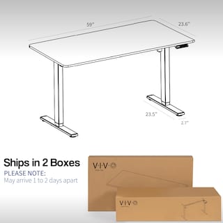 Foto 3 | Foto 3 | Escritorio De Pie Vivo Desk-kit-1b6p Eléctrico Con Memoria 150x60 Cm - Venta Internacional.