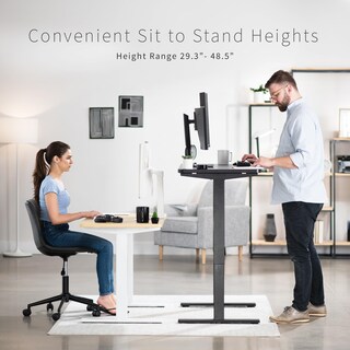 Foto 4 | Foto 4 | Escritorio De Pie Vivo Electric Desk-kit-1b4g 110x60 Cm Gris Oscuro - Venta Internacional.