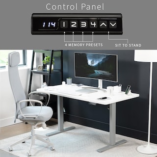 Foto 6 | Foto 6 | Escritorio De Pie Vivo Electric Desk-kit-1g6w-30 Blanco/gris 150x - Venta Internacional.