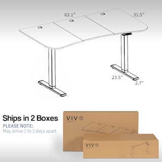 Foto 5 | Foto 5 | Escritorio De Pie Vivo Desk-kit-1b1c Con Memoria Eléctrica 160x80 Cm - Venta Internacional.