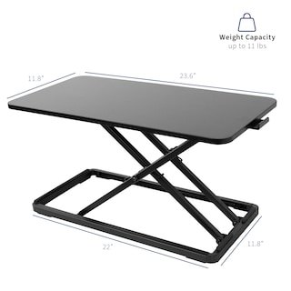 Foto 3 | Foto 3 | Elevador De Teclado Vivo Desk-v024a Con Tapa Única De 24 Pulgadas, Negro - Venta Internacional.