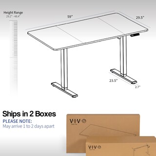 Foto 5 | Foto 5 | Escritorio De Pie Vivo 152 X 76 Cm Rústico Vintage Con Tapa Marrón Blanca - Venta Internacional.