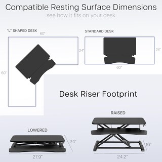 Foto 6 | Foto 6 | Convertidor De Escritorio Vivo Serie K Desk-v028kw 71-43 Cm Blanco - Venta Internacional.