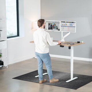 Foto 6 | Foto 6 | Escritorio De Pie Vivo 160 X 80 Cm Electric Memory White - Venta Internacional.