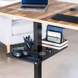 Foto 2 | Foto 2 | Estante Para Patas Para Debajo Del Escritorio Vivo Desk-sf02lu, Ajustable, Negro - Venta Internacional.