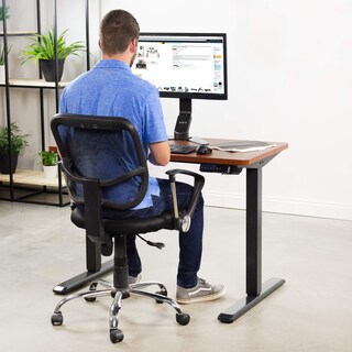 Foto 5 | Foto 5 | Tablero Vivo Desk-top43d En Nogal Oscuro De 109 X 61 Cm Para Escritorio - Venta Internacional.