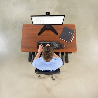 Foto 6 | Foto 6 | Tablero Vivo Desk-top43d En Nogal Oscuro De 109 X 61 Cm Para Escritorio - Venta Internacional.