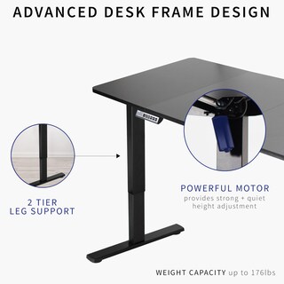 Foto 3 | Foto 3 | Escritorio De Pie Vivo Electric Desk-kit-1w6b-30 Negro/blanco - Venta Internacional.