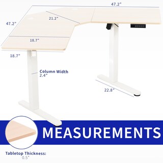 Foto 3 | Foto 3 | Escritorio De Pie Vivo Desk-e1l94c De Esquina Eléctrico En Forma De L - Venta Internacional.
