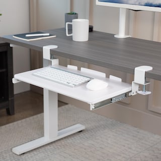 Foto 2 | Foto 2 | Bandeja Para Teclado Vivo Mount-kb05es-w Para Debajo Del Escritorio, Deslizable, Blanca - Venta Internacional.