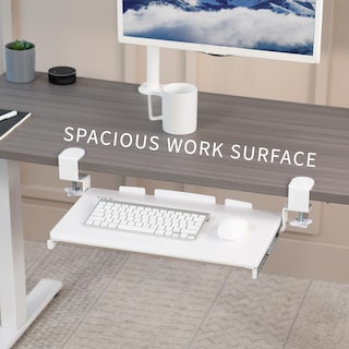 Foto 6 | Foto 6 | Bandeja Para Teclado Vivo Mount-kb05es-w Para Debajo Del Escritorio, Deslizable, Blanca - Venta Internacional.