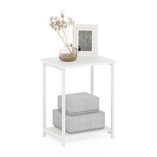 Foto 1 | Foto 1 | Mesa Auxiliar Furinno Simplistic Industrial Con Estructura Metálica Blanca - Venta Internacional.