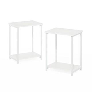 Foto 4 | Foto 4 | Mesa Auxiliar Furinno Simplistic Industrial Con Estructura Metálica Blanca - Venta Internacional.