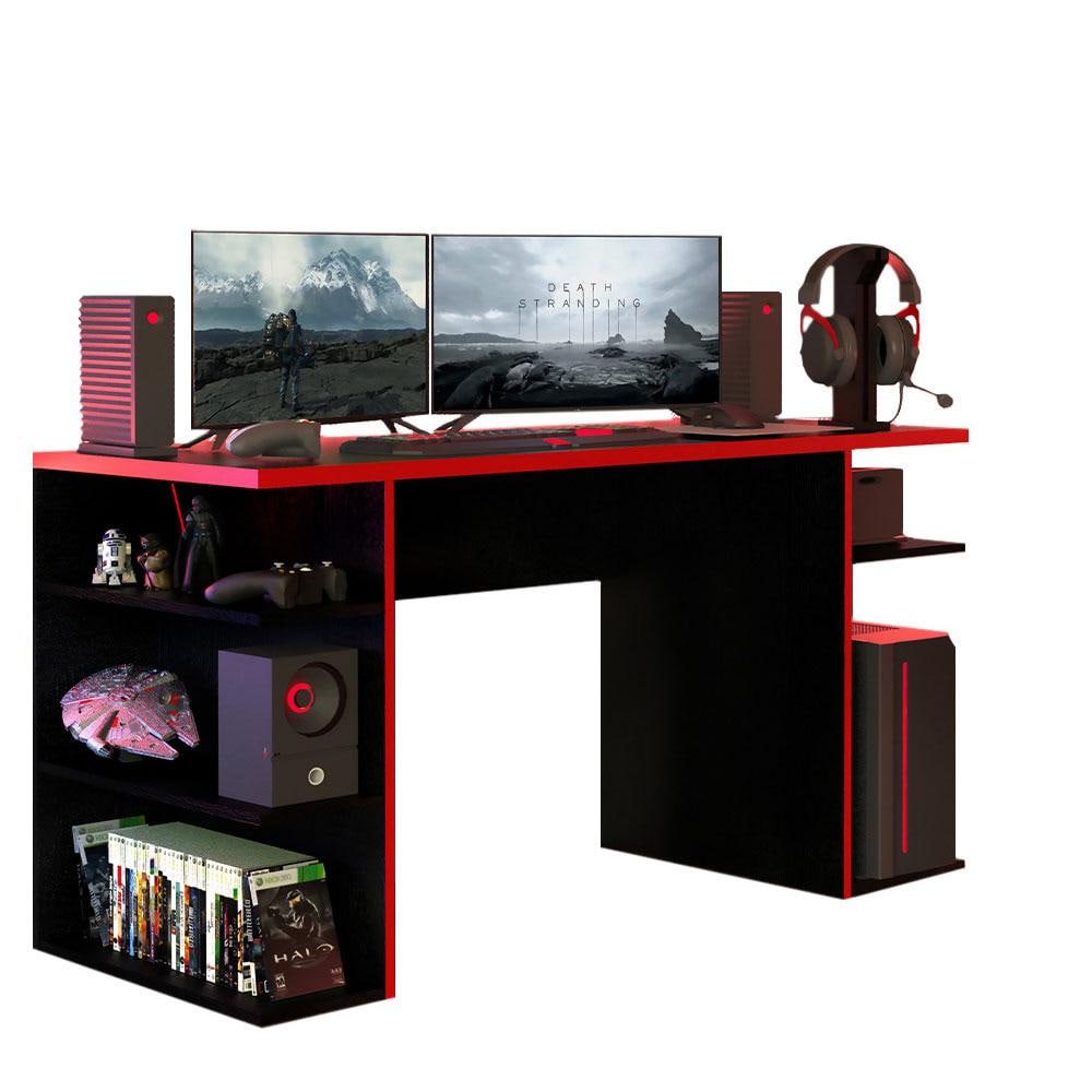 Escritorio Madesa Gamer Rojo