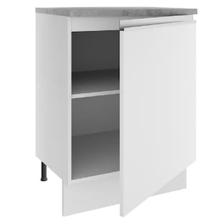 Foto 2 | Foto 2 | Mueble de Cocina Madesa G2460009GL Blanco 1 Puerta 60 cm