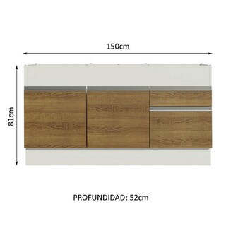 Foto 3 | Foto 3 | Módulo de Cocina Madesa G241539BGL Marrón