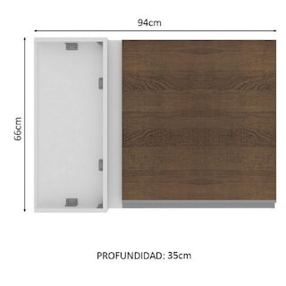 Foto 2 | Foto 2 | Alacena de Esquina Madesa G257529BGL color Marrón 1 Puerta